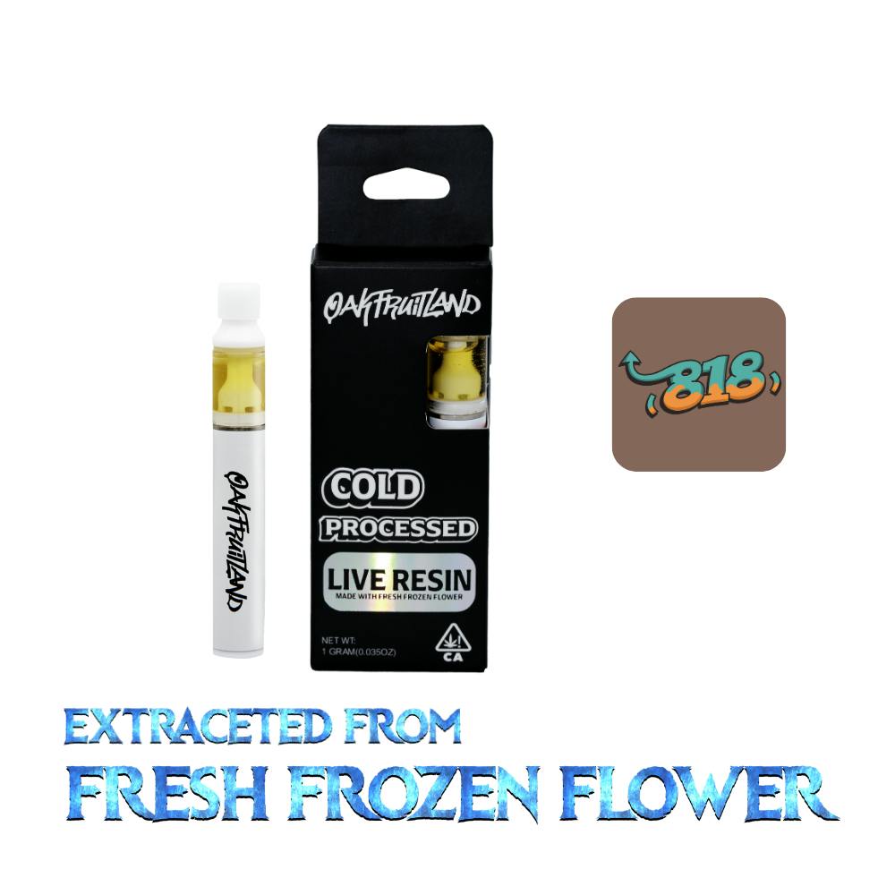 818 AIO Vape 1g - Live Resin Series - Oakfruitland (OFL)