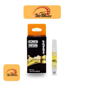 All Gas No Brakes 510 Cartridge 1g - Cured Resin Series