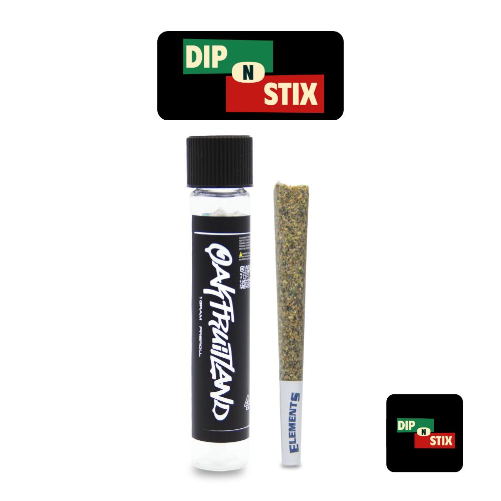 Dip N Stix Pre Roll 1g - Single Pack Series - Oakfruitland (OFL)