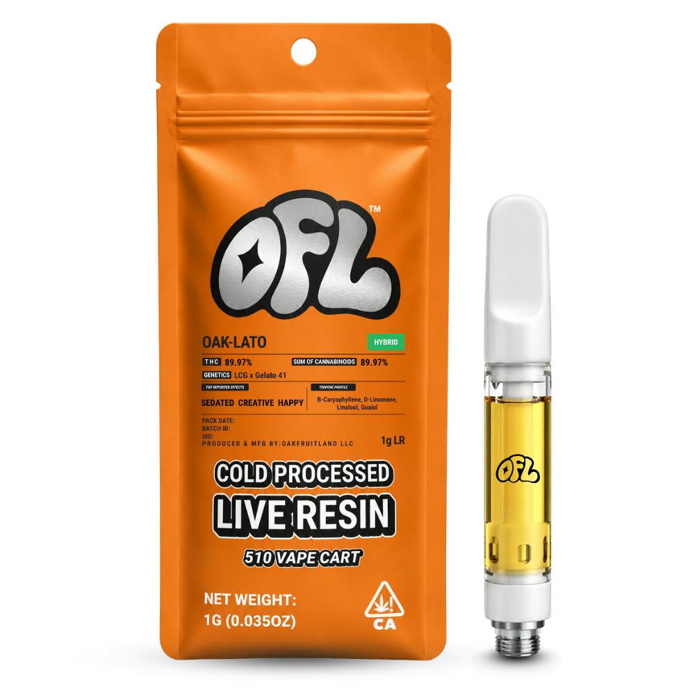 Oak-Lato | Live Resin Cartridge | 1g