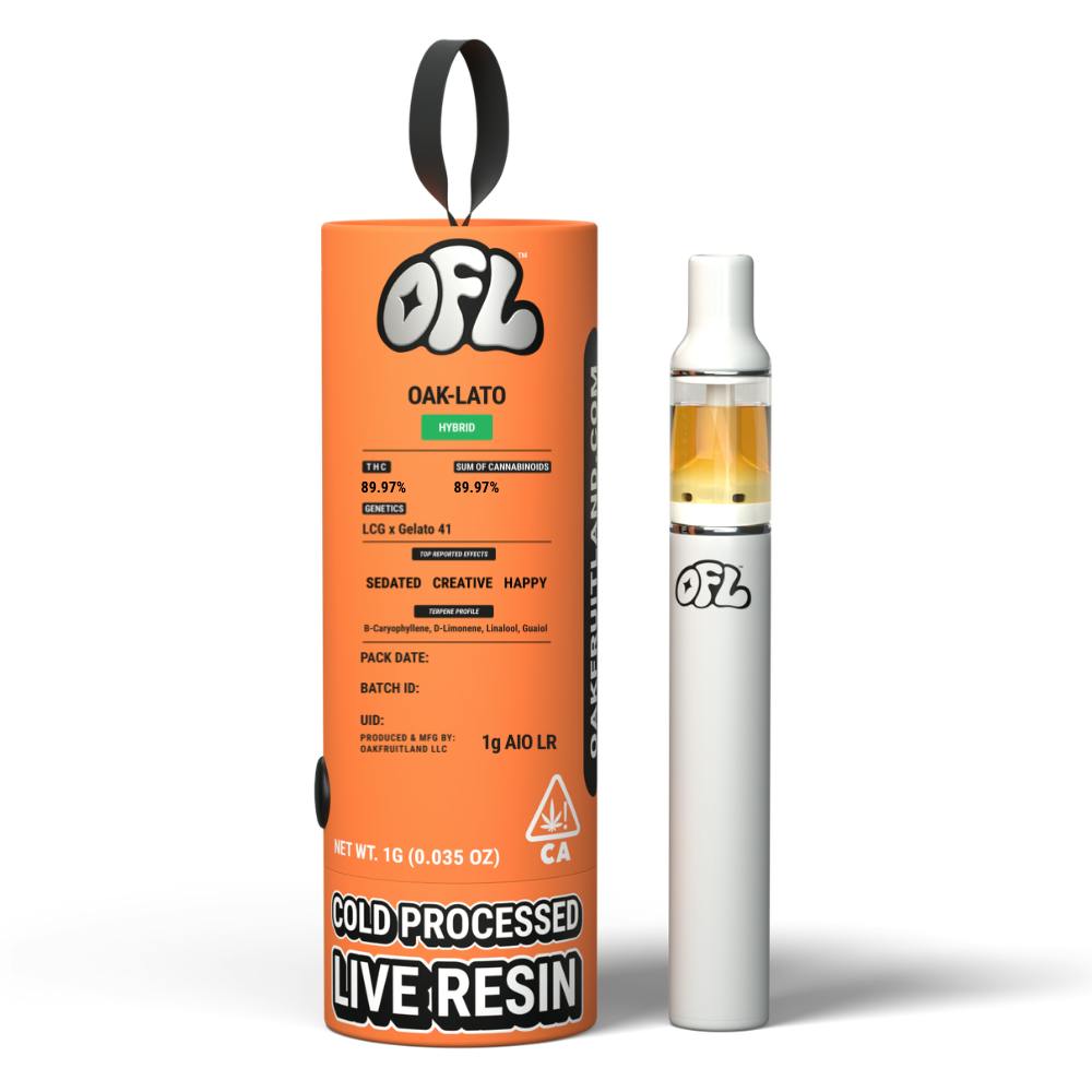 Oak-Lato | Live Resin Disposable | 1g