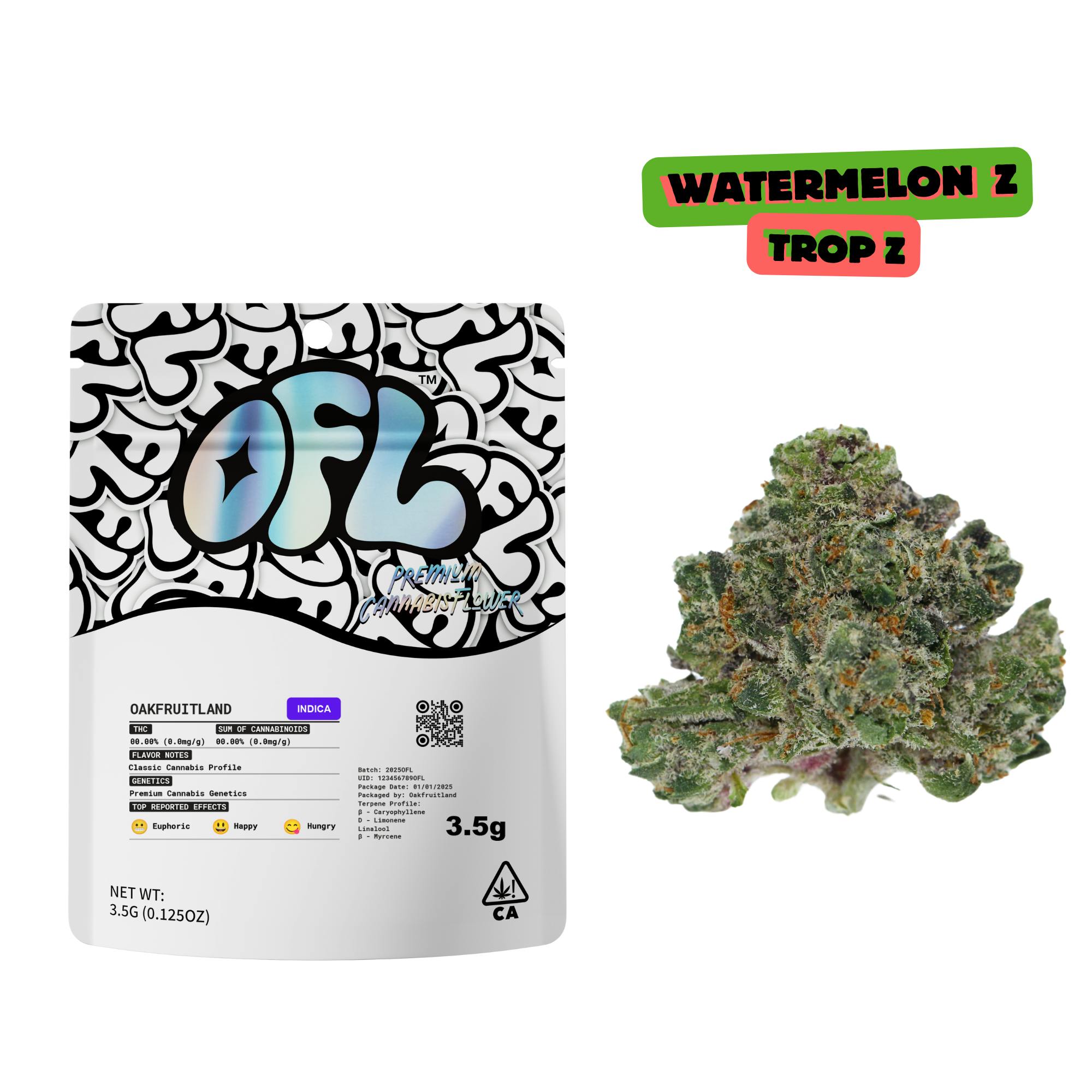 melon✩‧₊˚ Watermelon Z x Trop Cherry Premium Flower 3.5g - Black Label