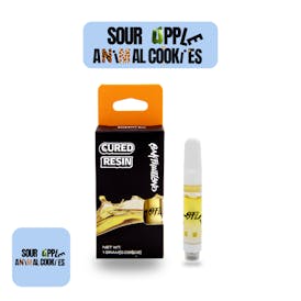 Sour Apple x Animal Cookies 510 Cartridge 1g - Cured Resin Series