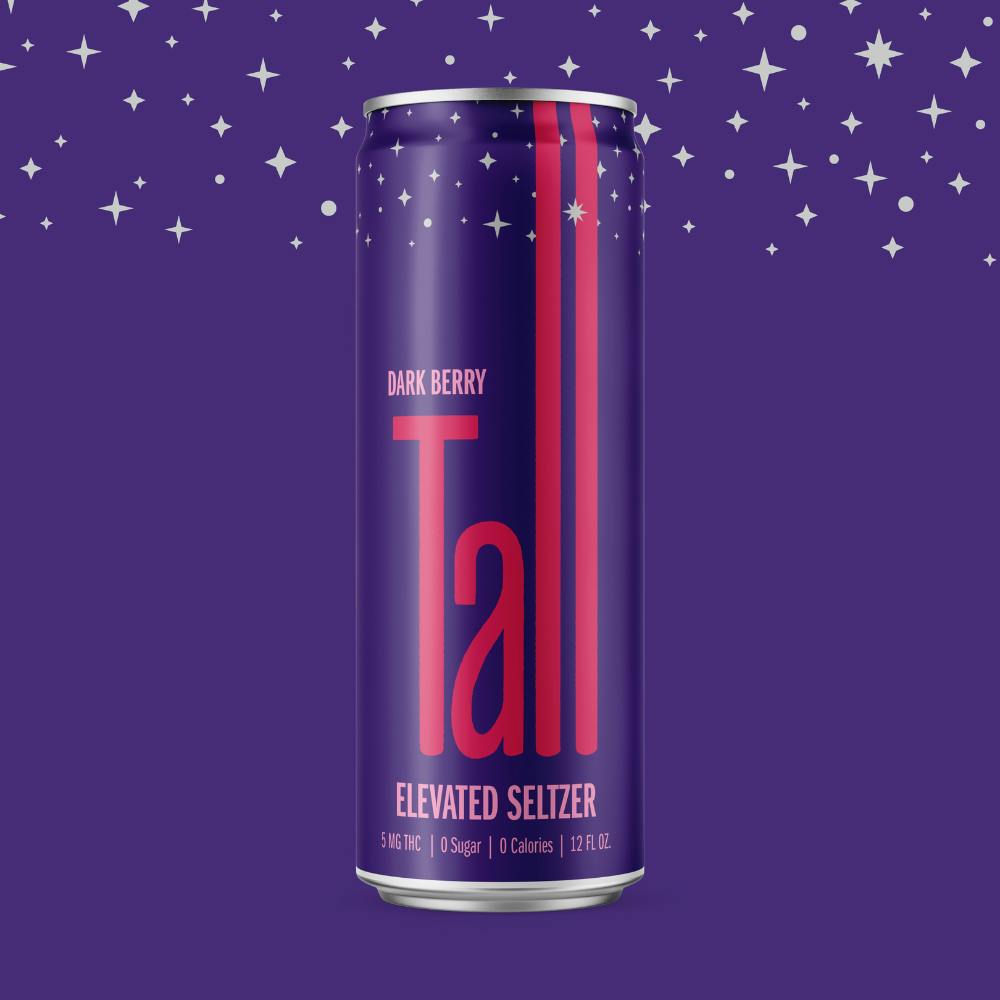 5MG Dark Berry Tall Seltzer - Evermore Cannabis Company