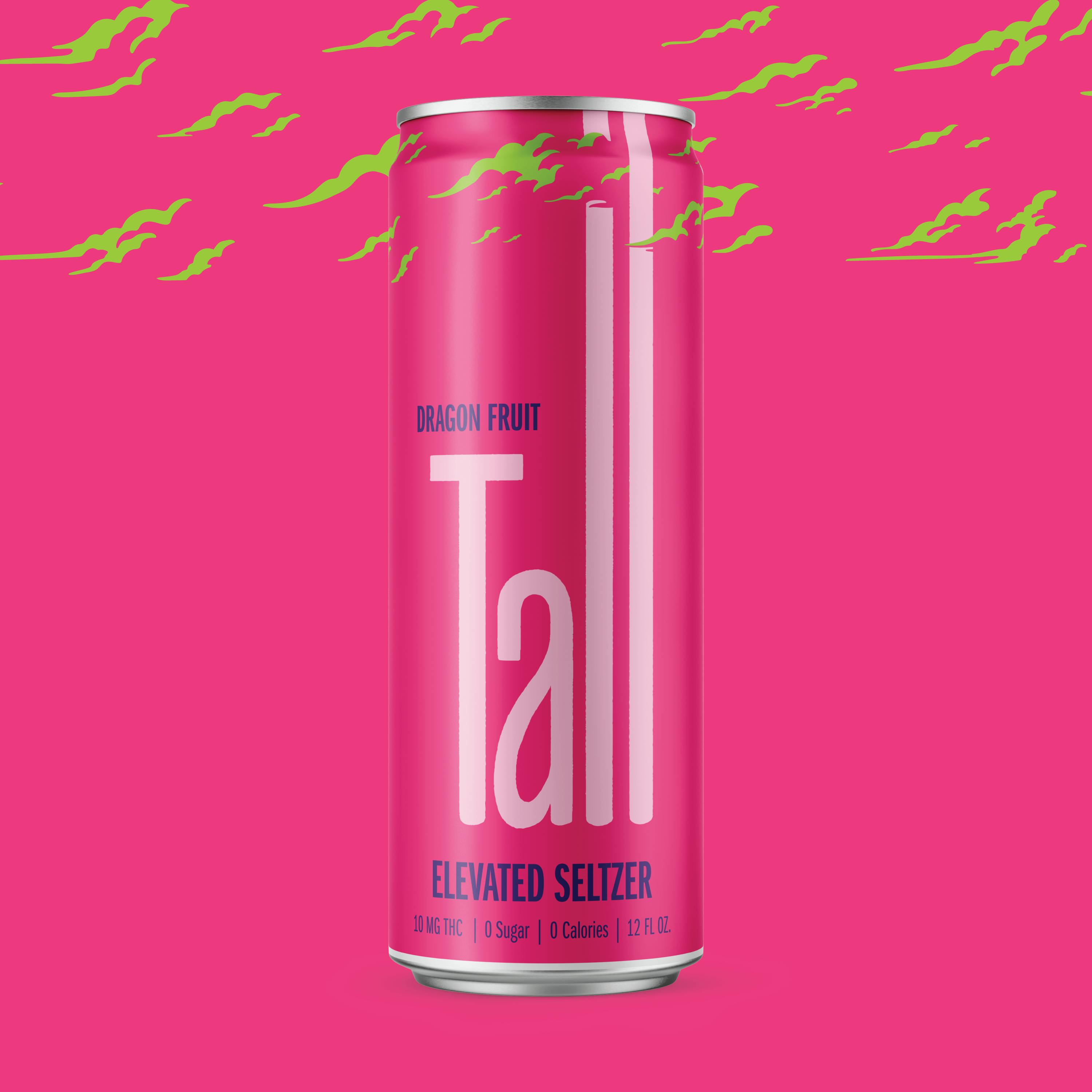 10MG Dragonfruit Tall Seltzer - Evermore Cannabis Company