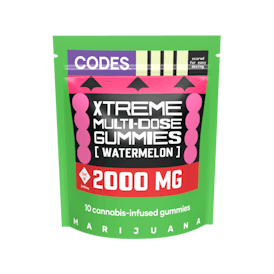 Codes: Xtreme Gummies | Watermelon | 2000mg | 10pk