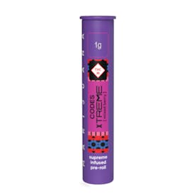 Codes: Infused Pre-Roll | Mixed Berry x Leia's OG | Xtreme J's | 1g