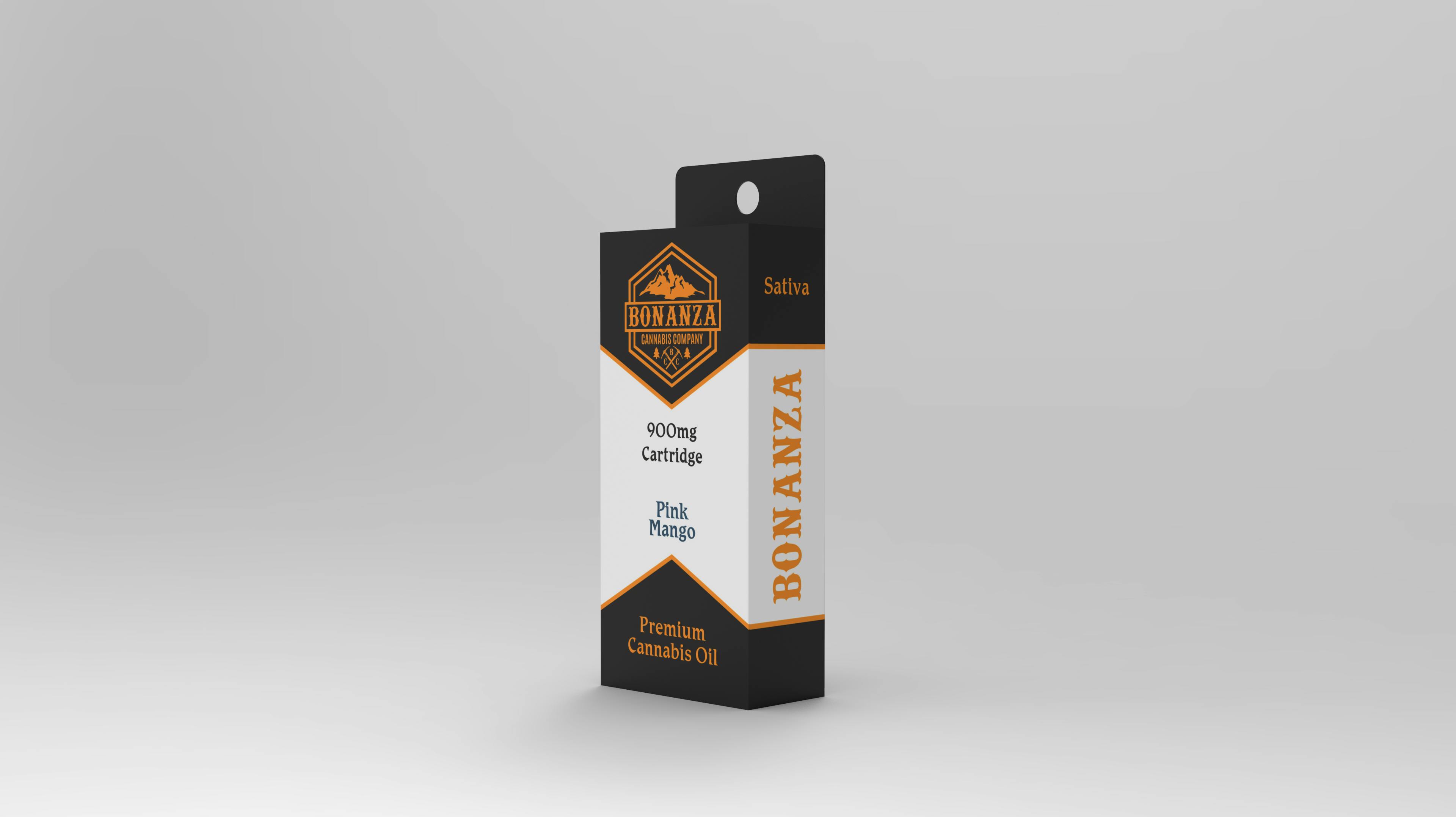 900 MG Cartridge Pink Mango by Bonanza Cannabis Company