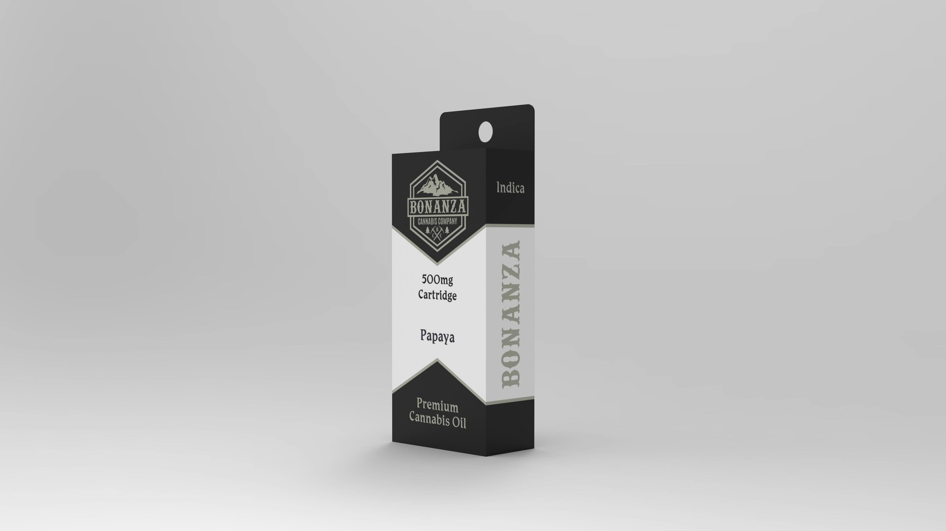 500 MG Cartridge Papaya by Bonanza Cannabis Company