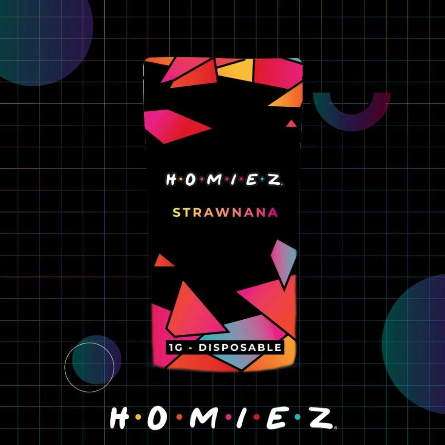 HOMIEZ | Disposable 1g | Strawnana