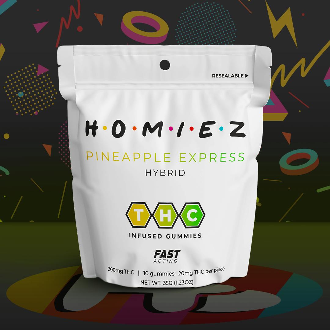 HOMIEZ | Gummies 200mg | Pineapple Express