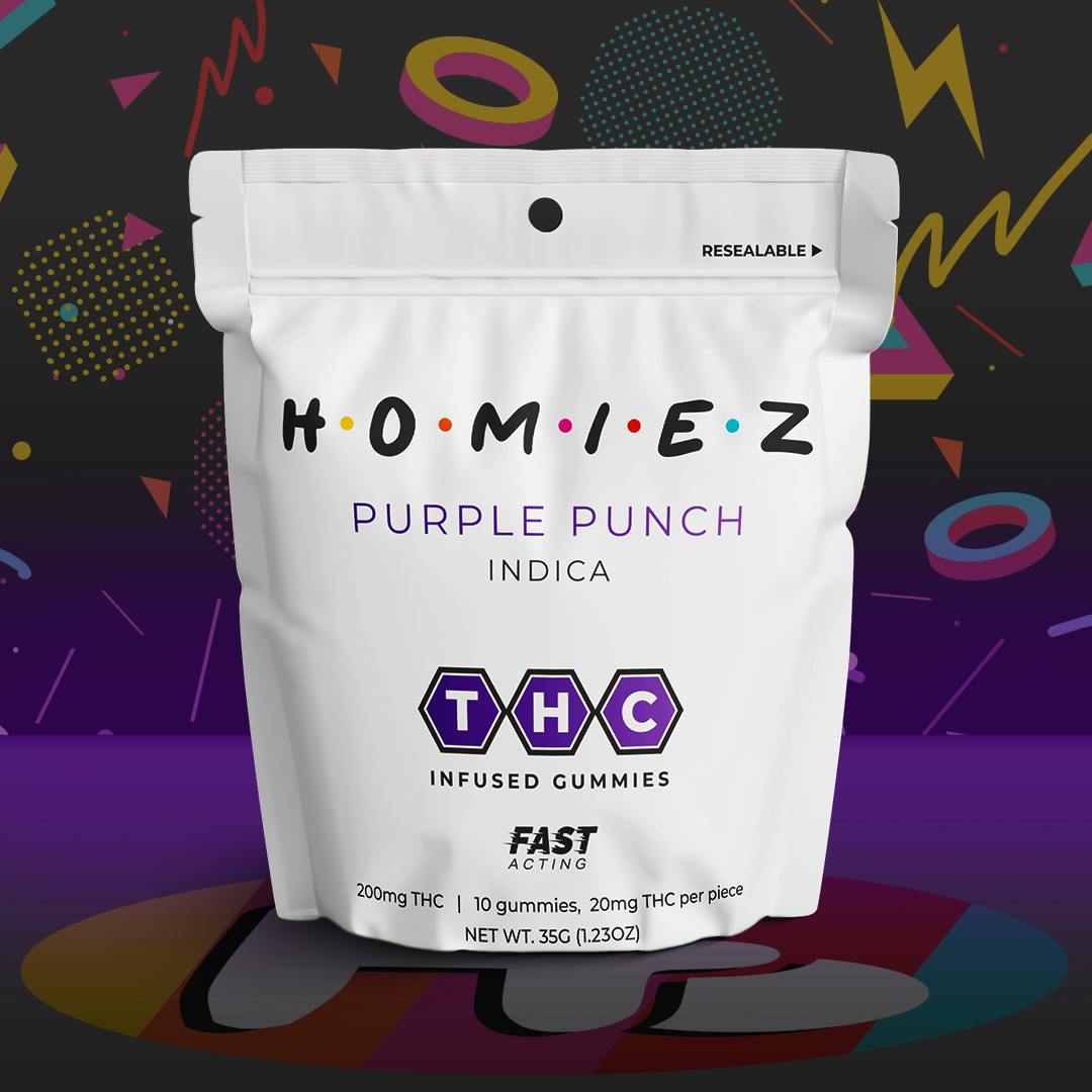 HOMIEZ | Gummies 200mg | Purple Punch
