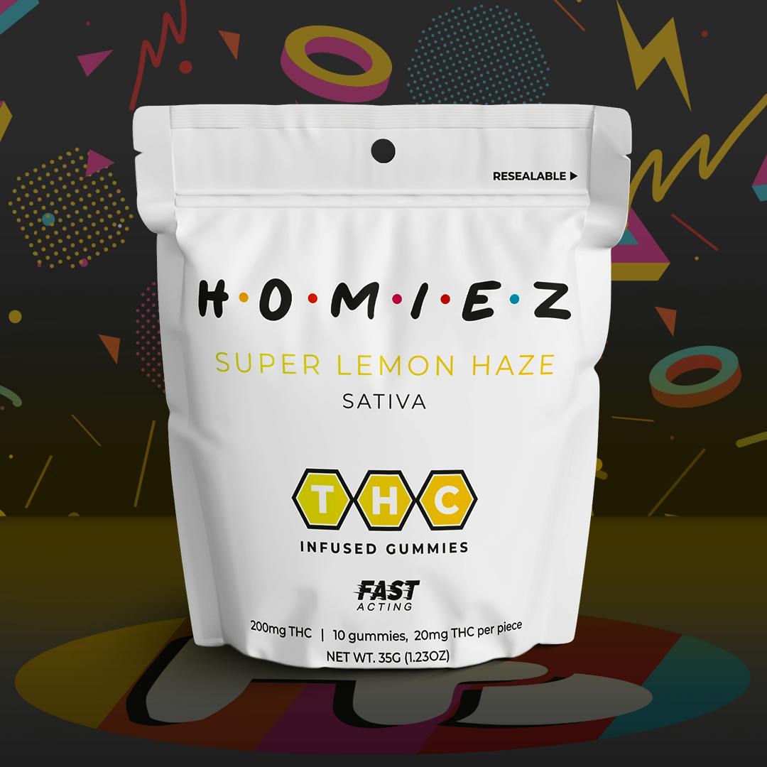 HOMIEZ | Gummies 200mg | Super Lemon Haze