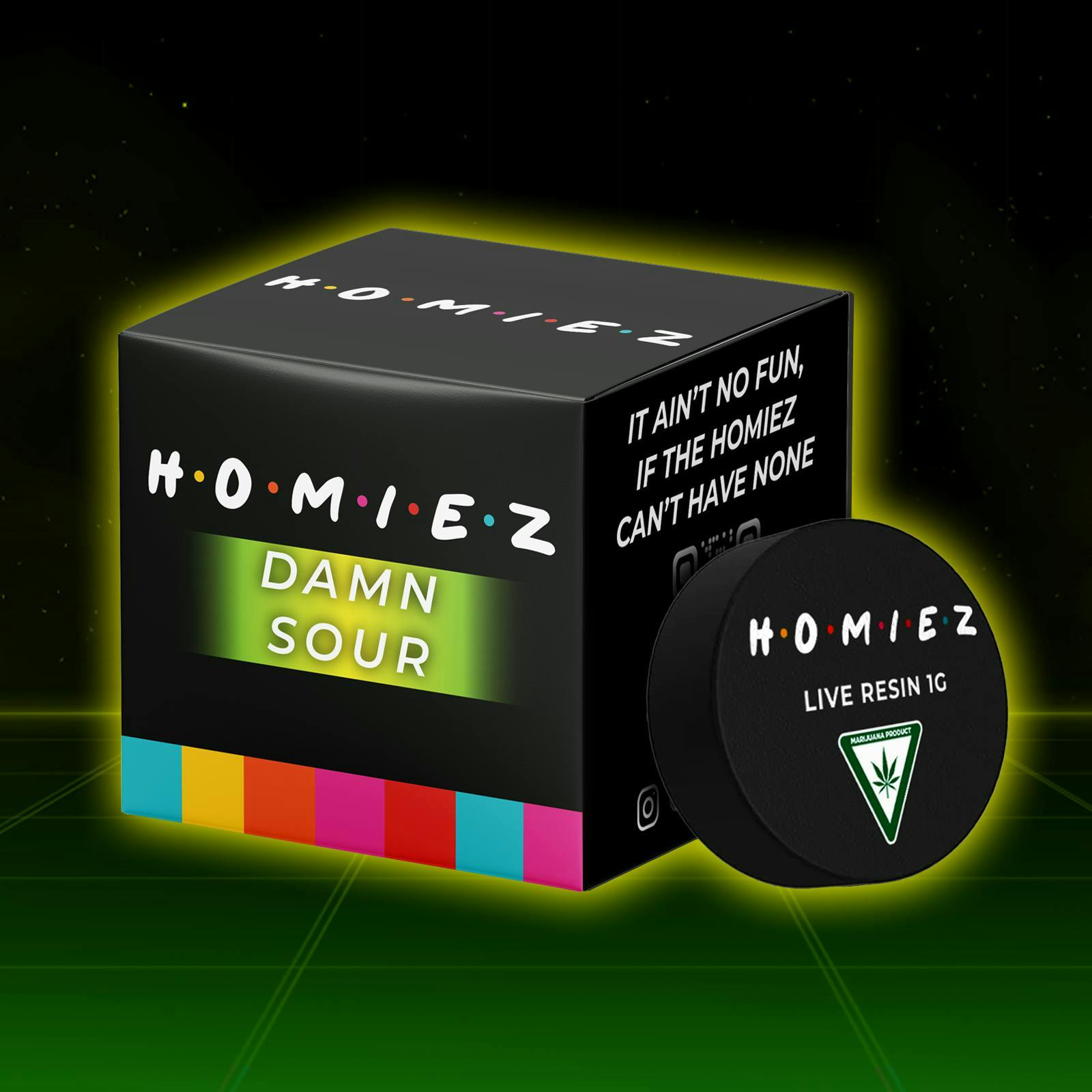 HOMIEZ | Live Resin 1g | Damn Sour at Green Pharm Cannabis Company - Menominee