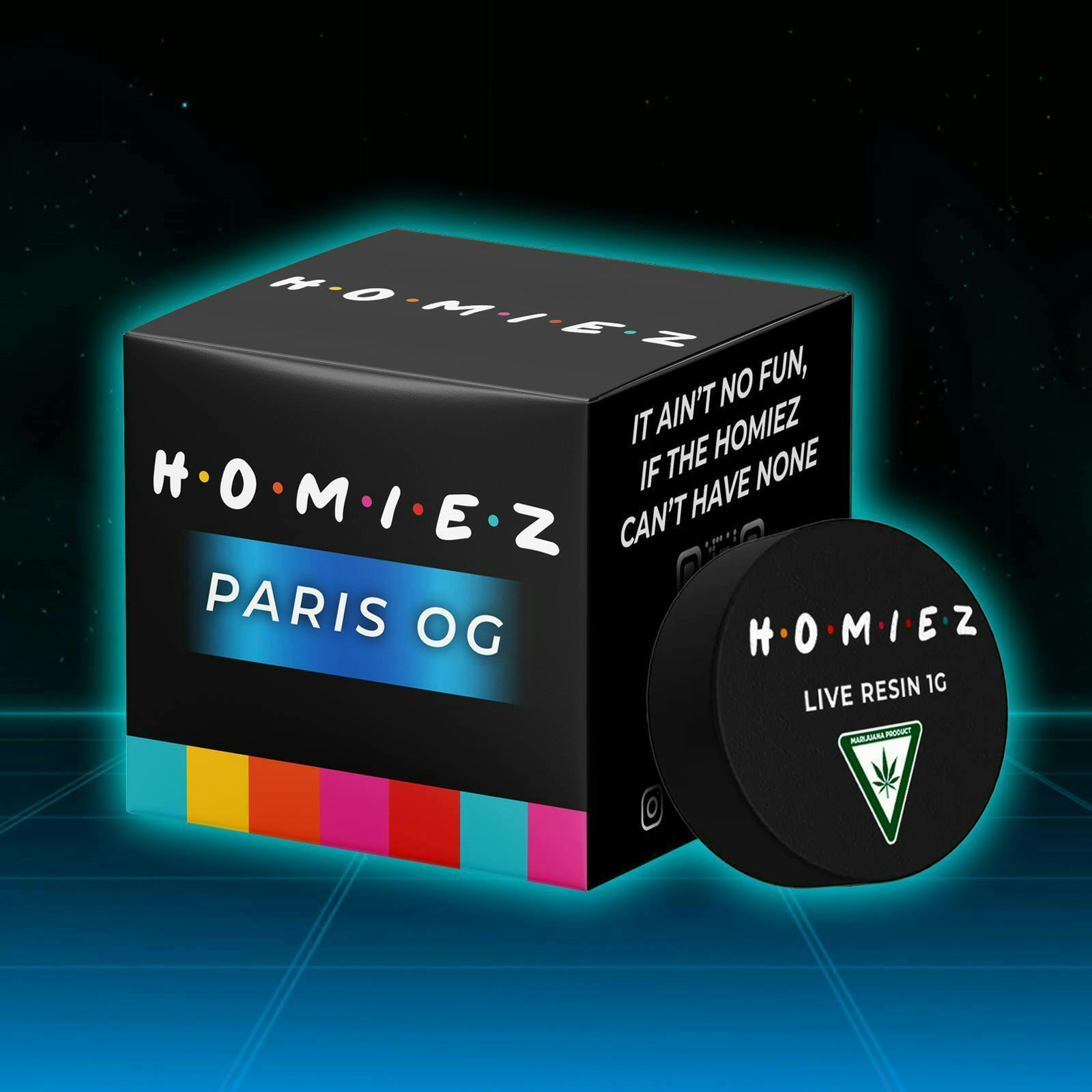 HOMIEZ | Live Resin 1g | Paris OG at Green Pharm Cannabis Company - Menominee