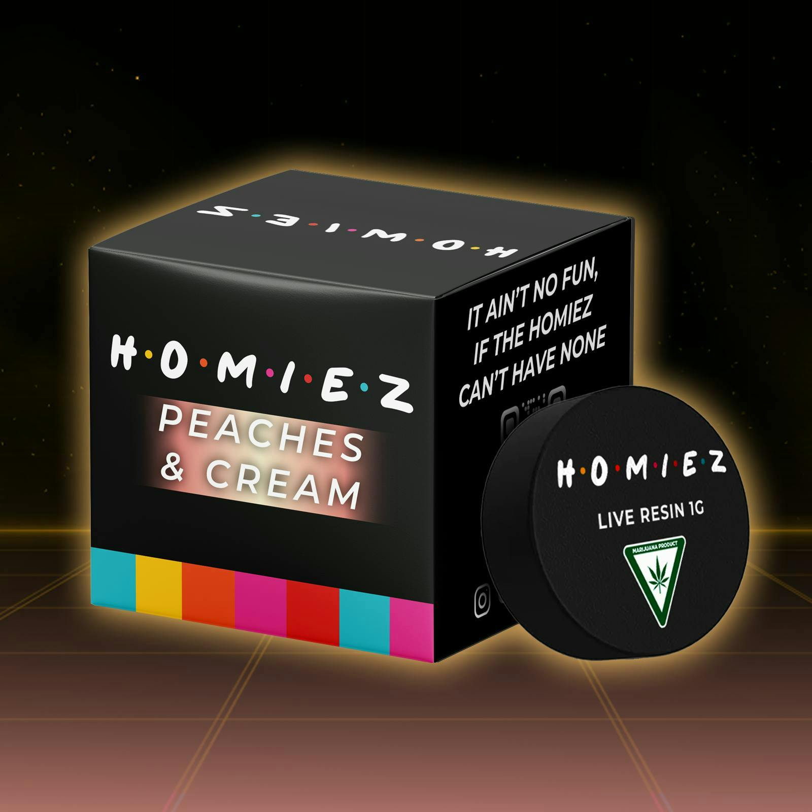 HOMIEZ | Live Resin 1g | Peaches & Cream at Higher Love Cannabis Dispensary Munising