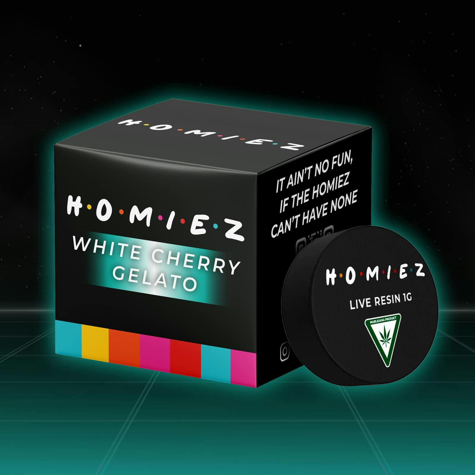 HOMIEZ | Live Resin 1g | White Cherry Gelato by HOMIEZ