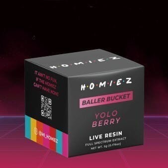 HOMIEZ | 5g Live Resin Baller Bucket | Yolo Berry by HOMIEZ