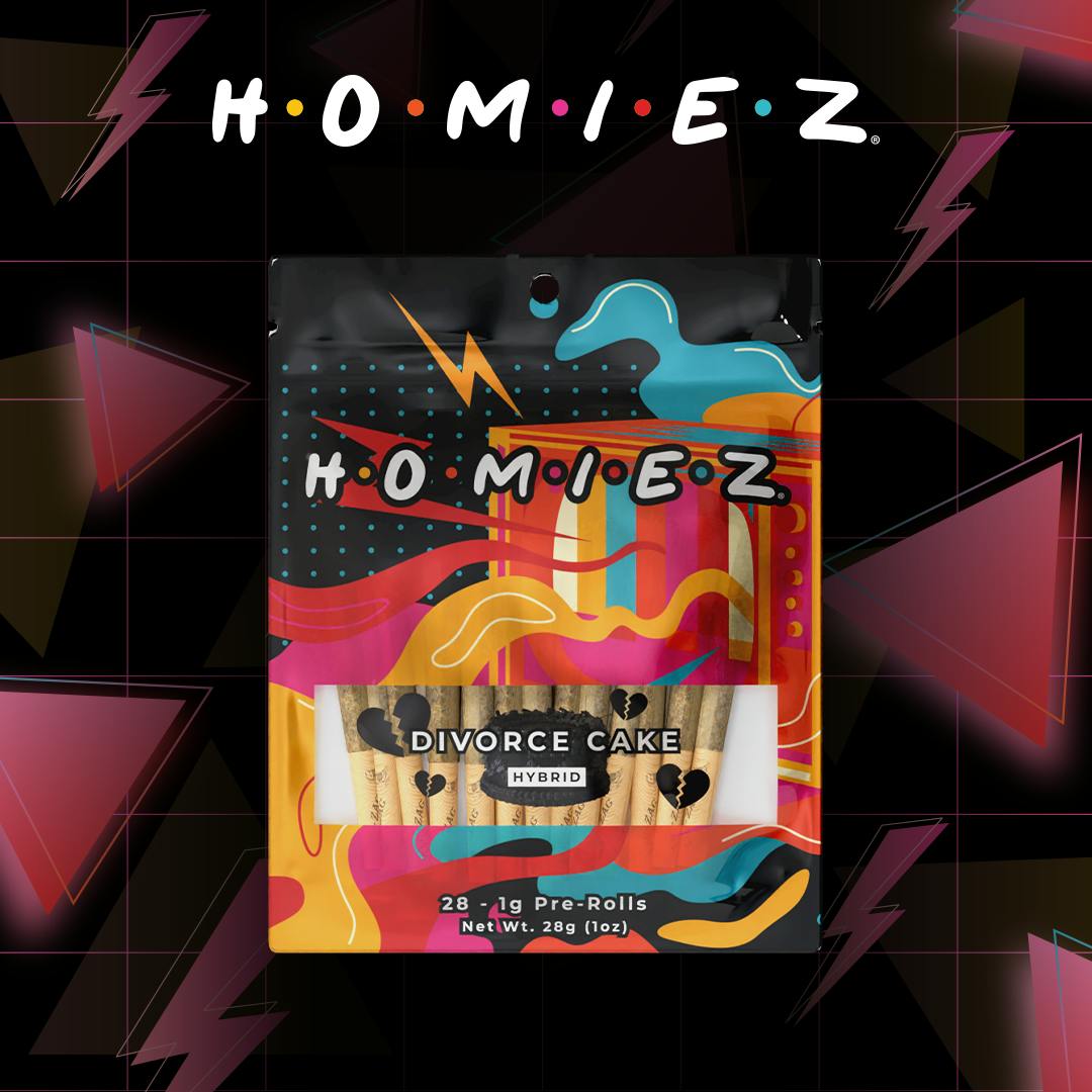 HOMIEZ | 28 Pack Pre-Rolls | Divorce Cake by HOMIEZ