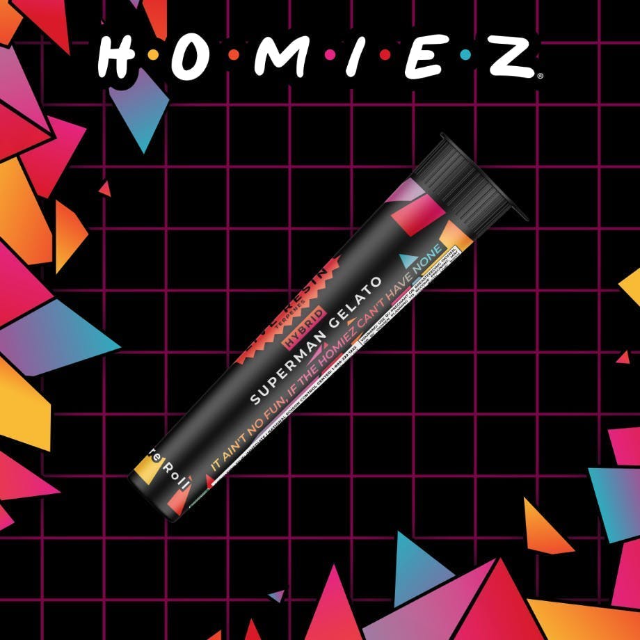 HOMIEZ | Pre-Roll Infused 1.3g | Superman Gelato
