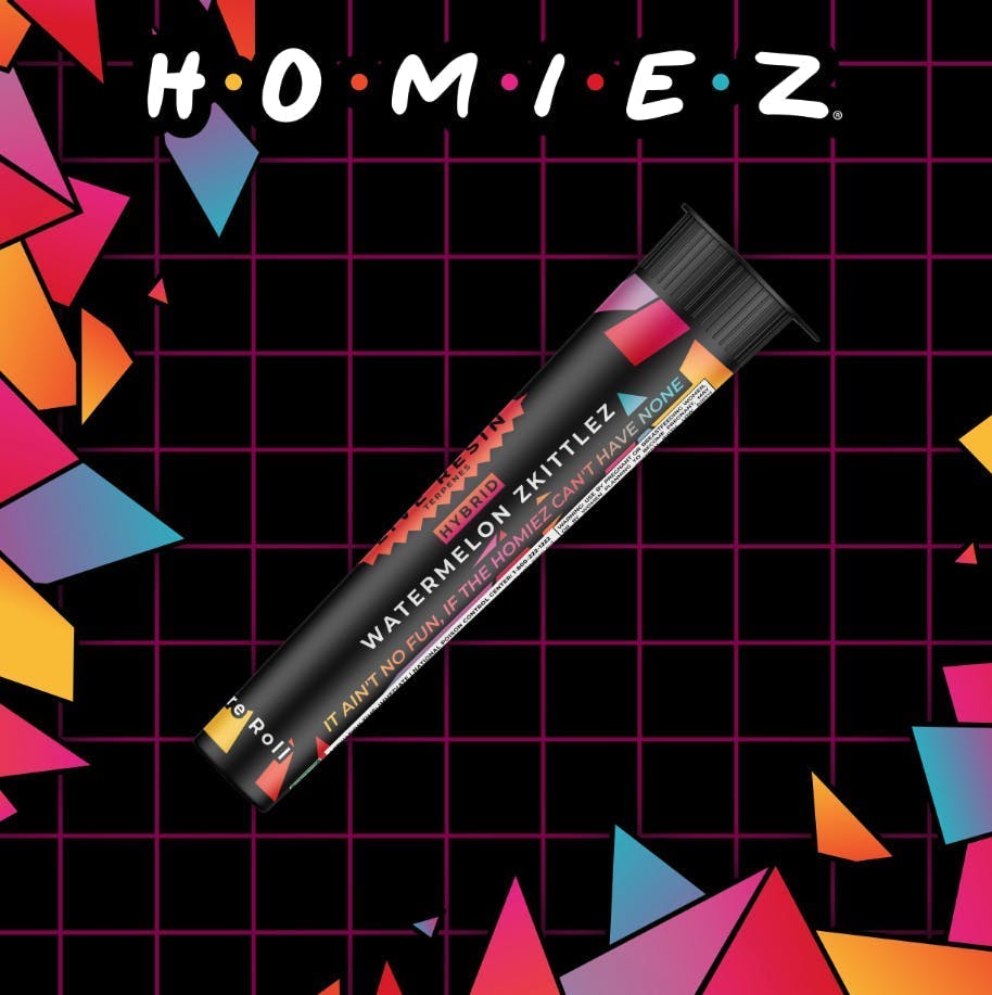 HOMIEZ | Pre-Roll Infused 1.3g | Watermelon Zkittlez