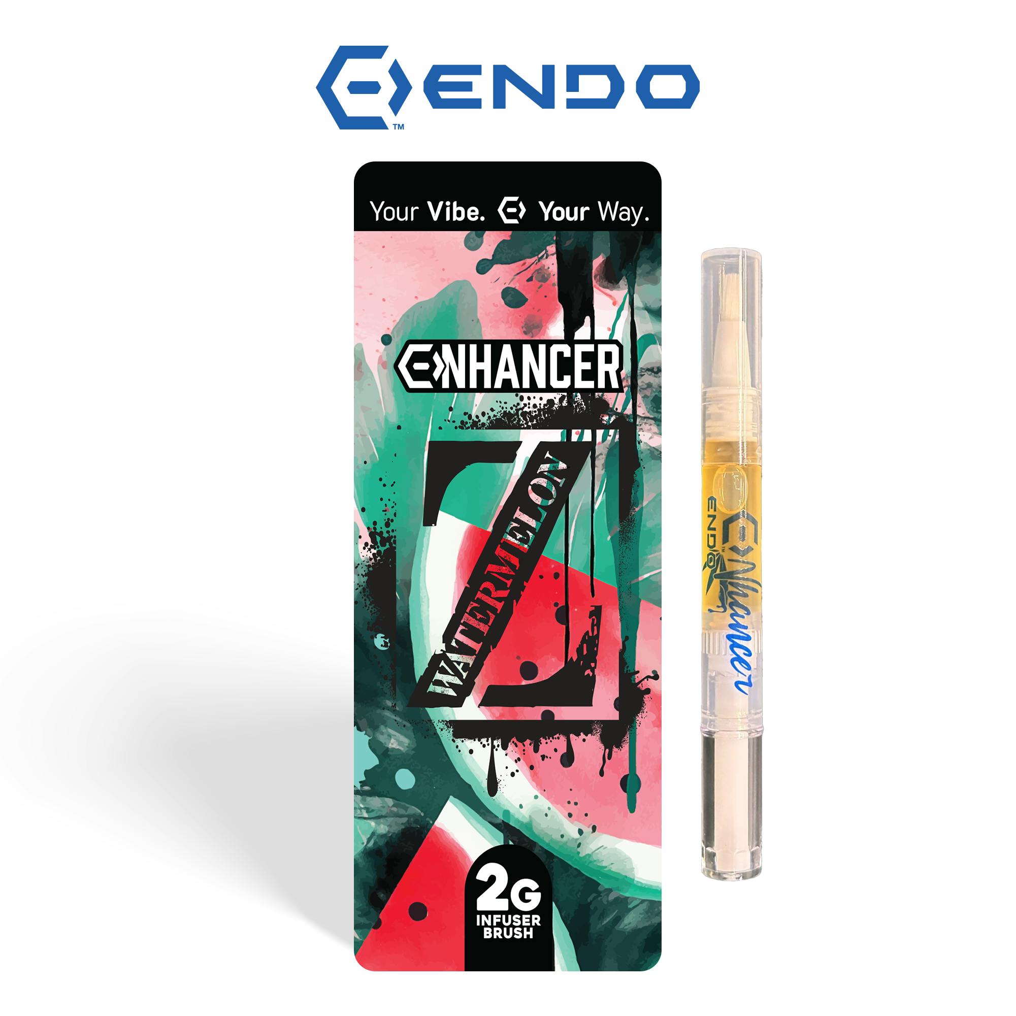 ENDO ENHANCER BALLER BRUSH 2G INSTANT INFUSER WATERMELON Z by Endo