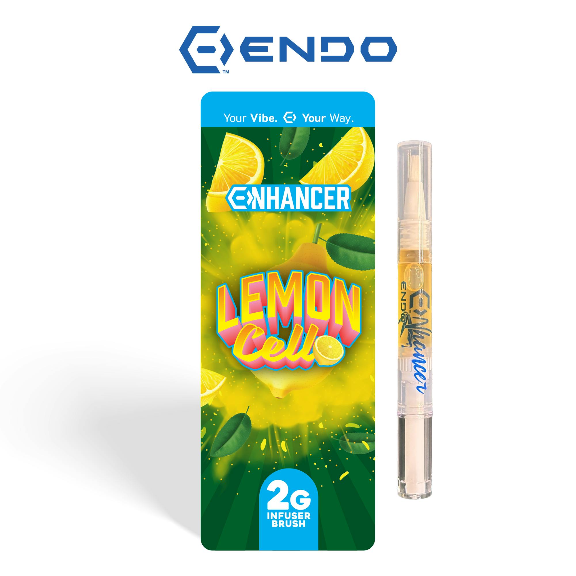 ENDO ENHANCER BALLER BRUSH 2G INSTANT INFUSER LIMONCELLO by Endo