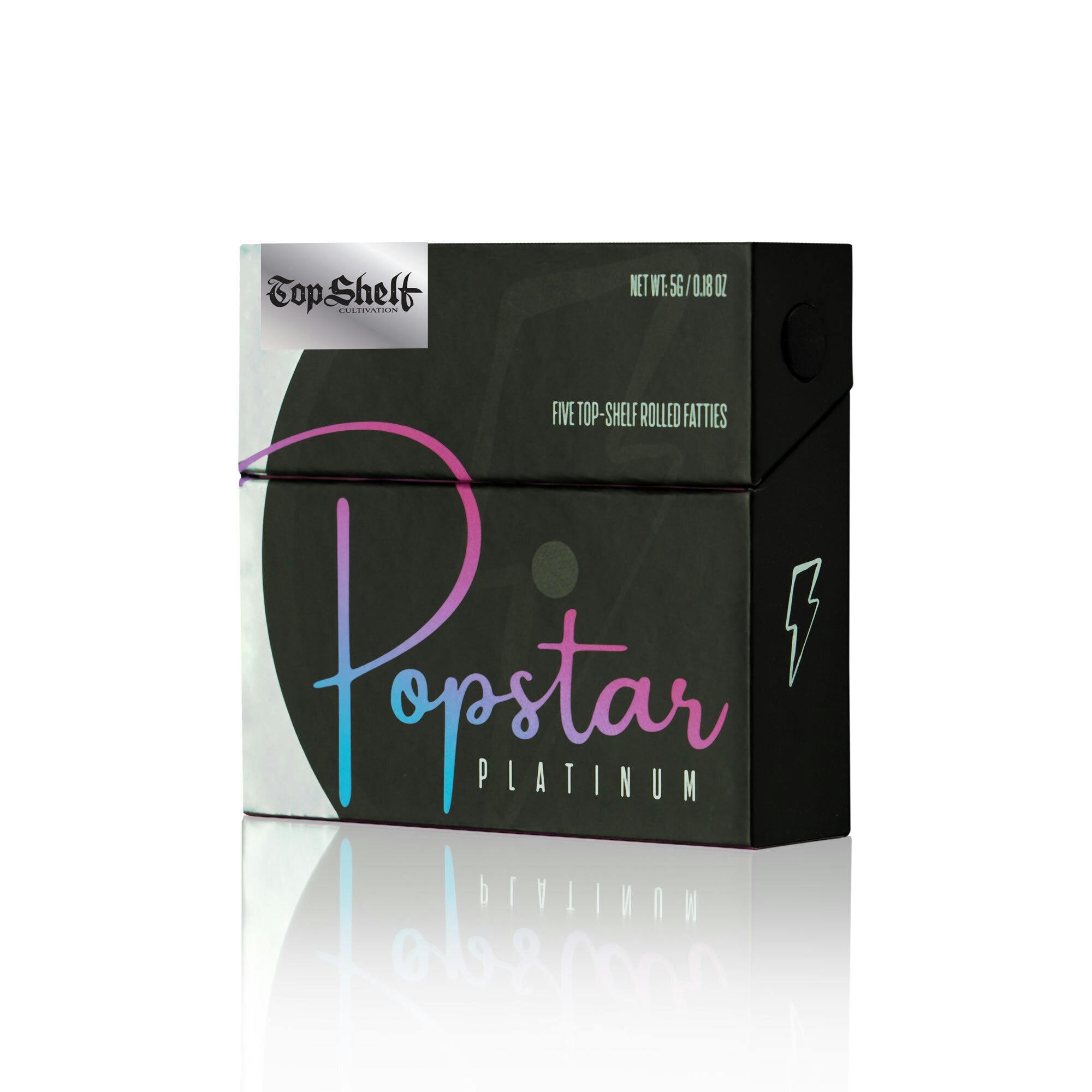 Popstar Platinum | 5g | 5pk | Top Shelf Cultivation Garlic Gas