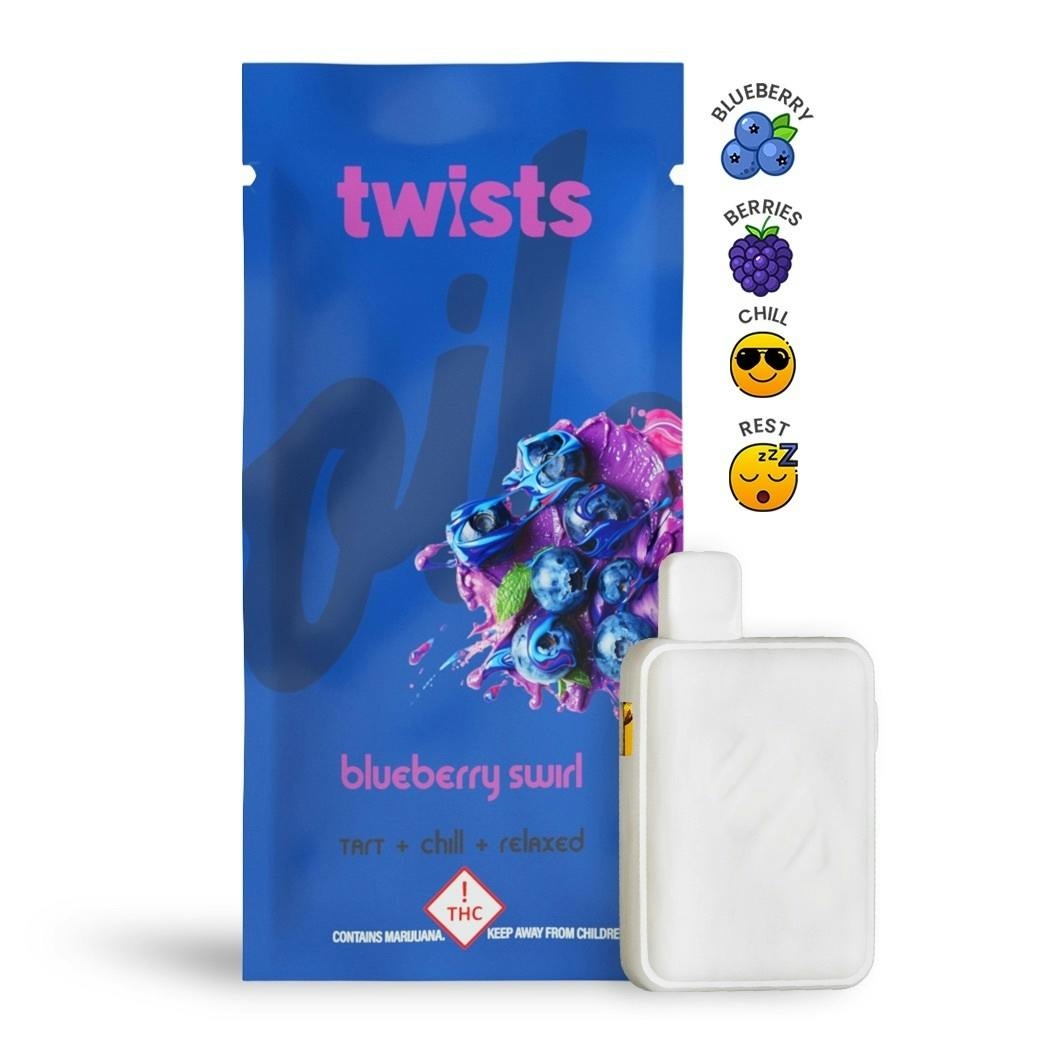 Blueberry Swirl Flavor Twists Aio