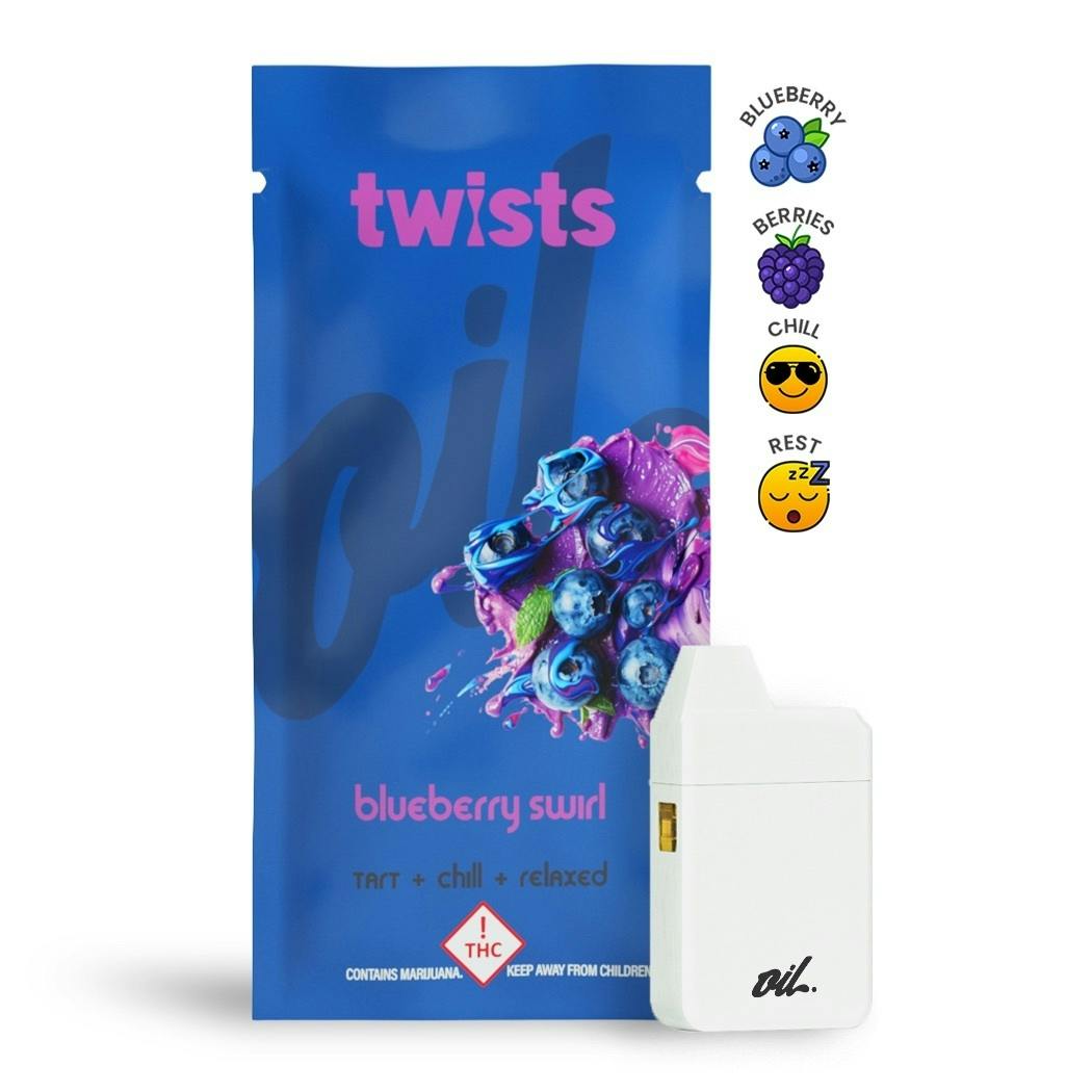 Blueberry Swirl Flavor - "Twists" AIO 'Tugboat' (1g) - by Oil®