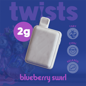 Oil Twists Tugboat (2g) - Blueberry Swirl Flavor