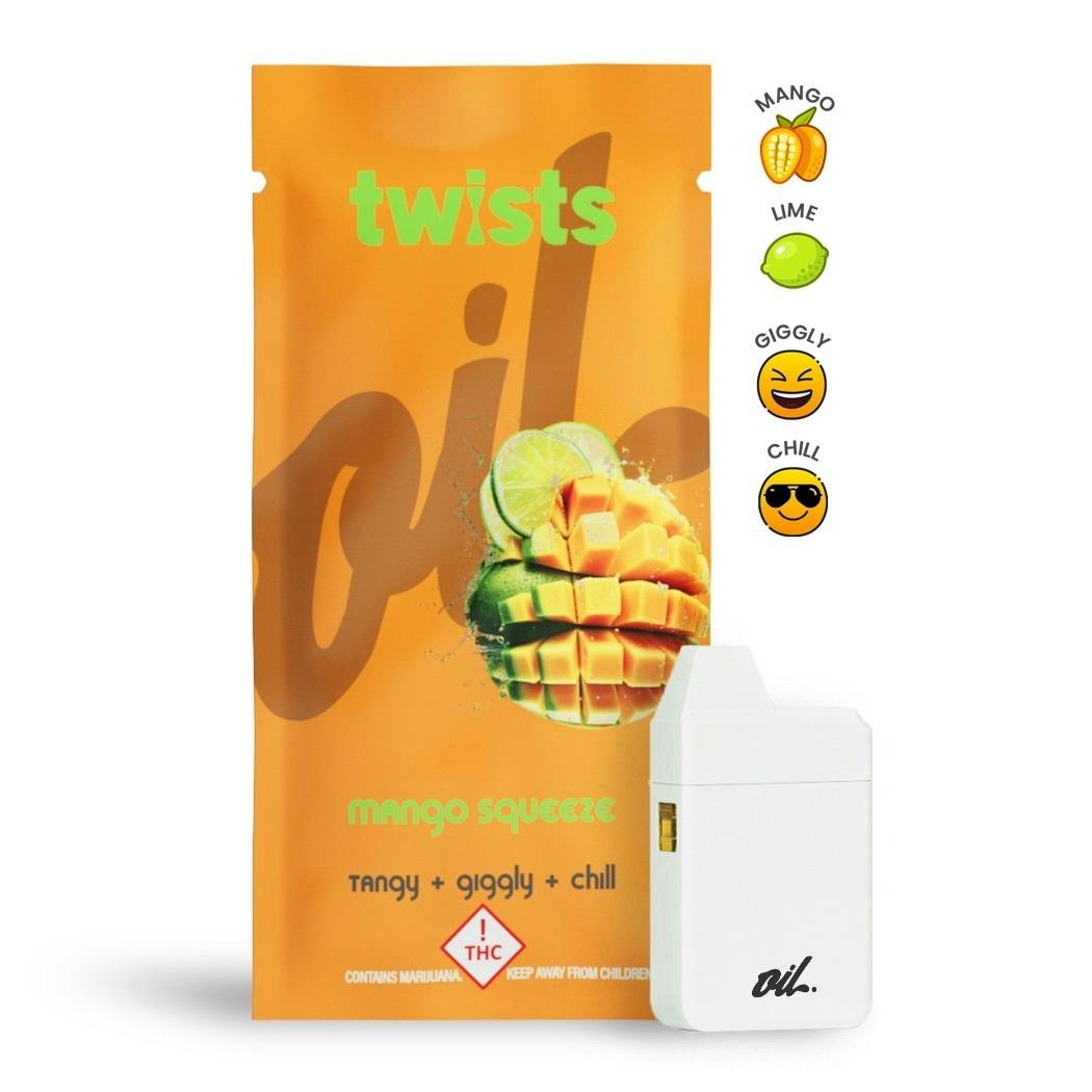 Mango Squeeze Flavor - "Twists" AIO 'Tugboat' (1g) - by Oil®