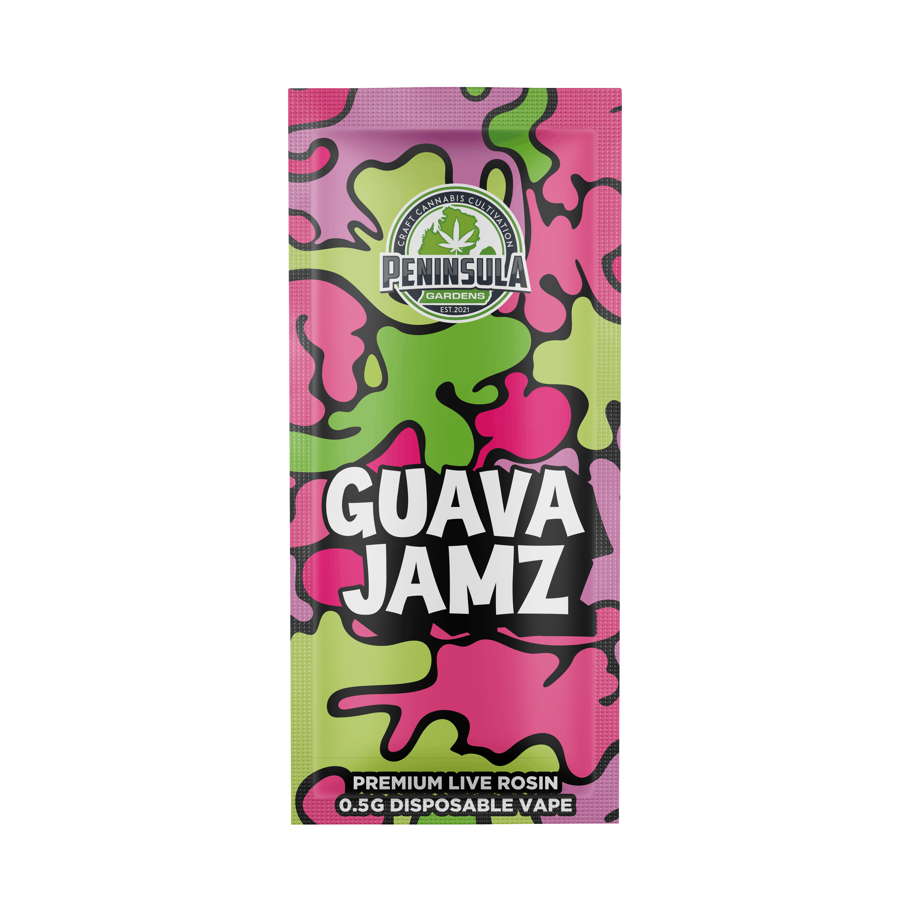 Guava Jamz | Live Rosin Disposable | .5g by Peninsula Gardens