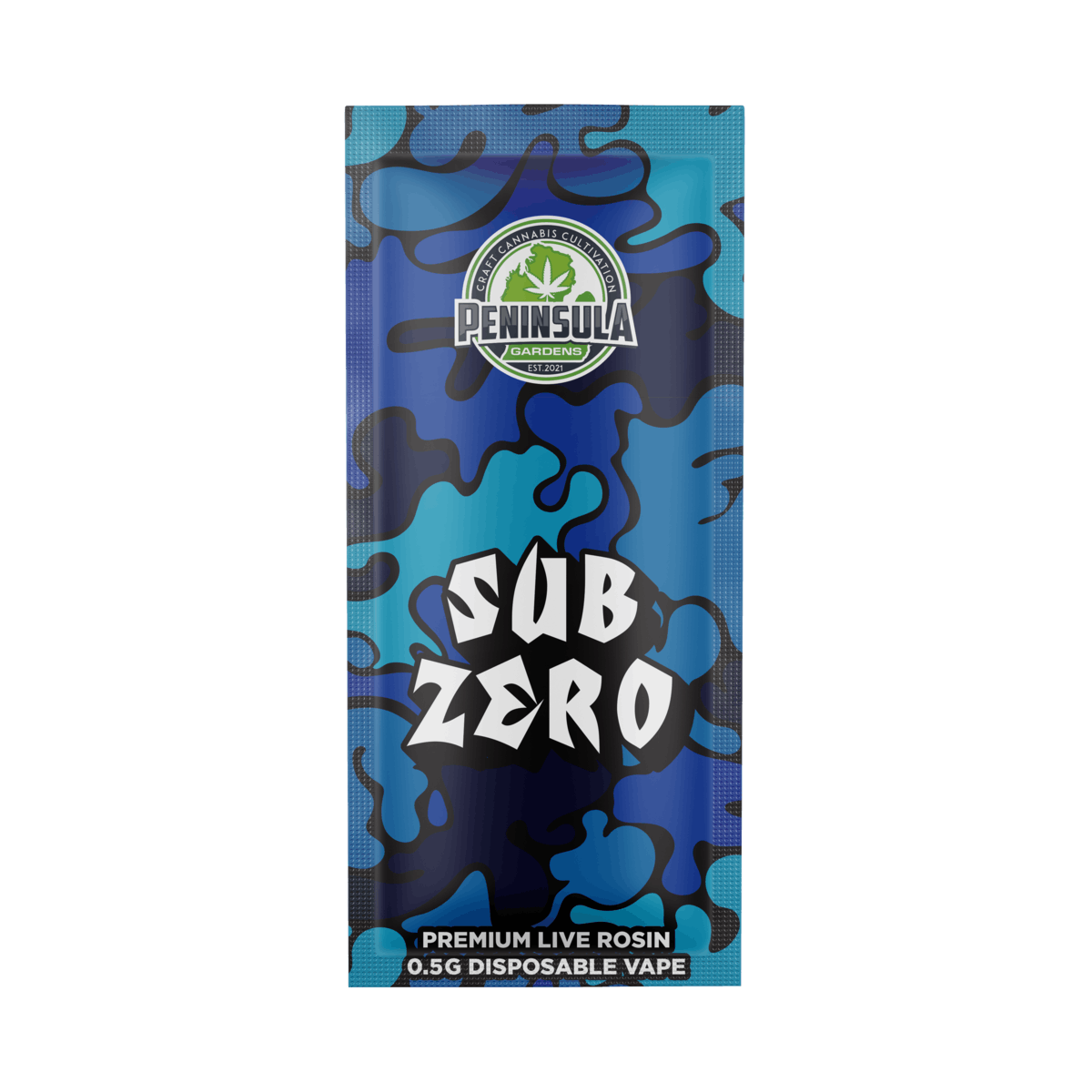 Sub Zero | Live Rosin Disposable | .5g by Peninsula Gardens
