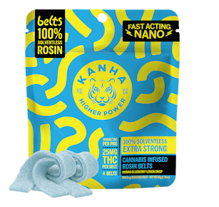 Blueberry Lemon Drop | Rosin Nano Belts 4-pack | Kanha