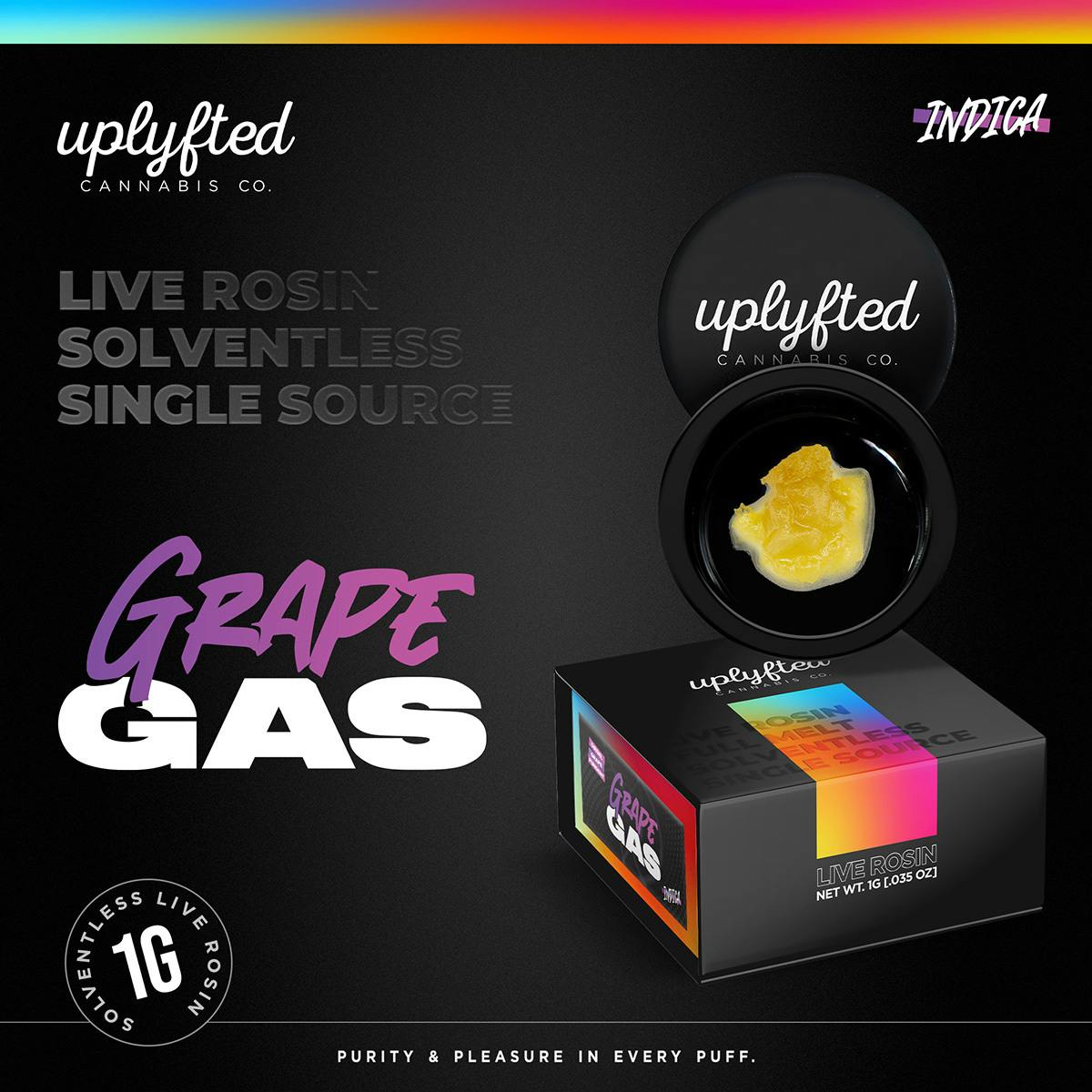 Grape Gas | Live Rosin | 1g