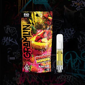 GRAMLIN - Gramlin Strawberry Banana 1g 510 Vape Cartridge