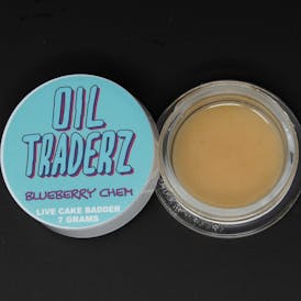 7g Blueberry Chem X Gelato 41 Live Badder - Oil Traderz (Hybrid)