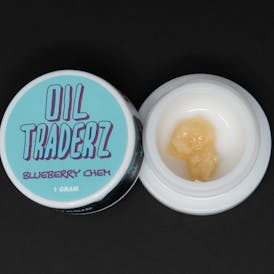 1g Blueberry Chem Live Badder - Oil Traderz (Hybrid)