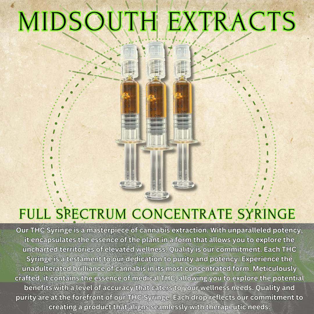 1g Full Spec Syringe - Mod Gas by MidSouth Extracts