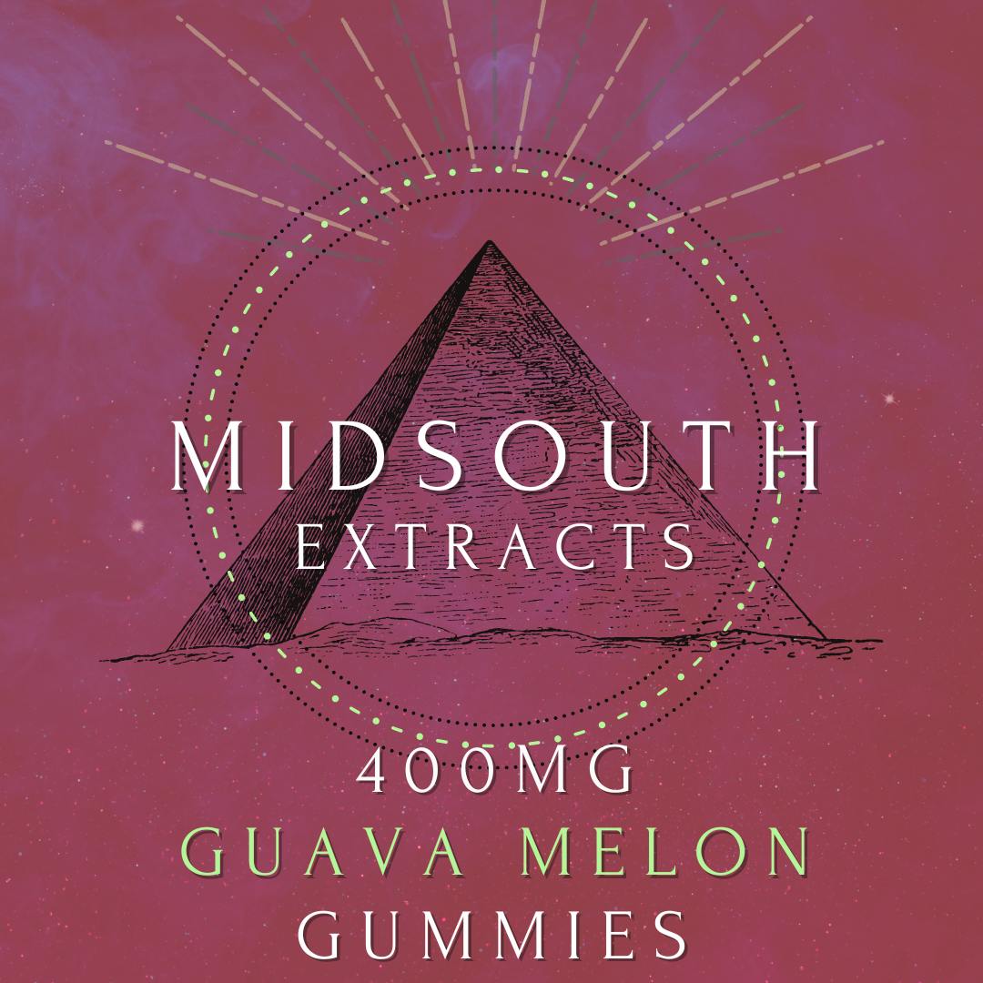 Gummies - 400mg - Guava Melon by MidSouth Extracts