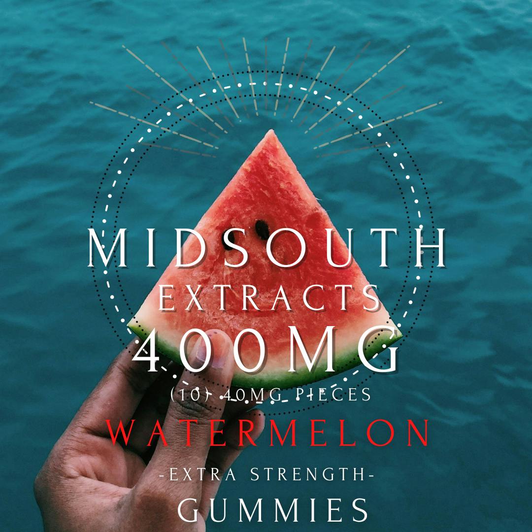 Gummies - 400mg - Watermelon by MidSouth Extracts