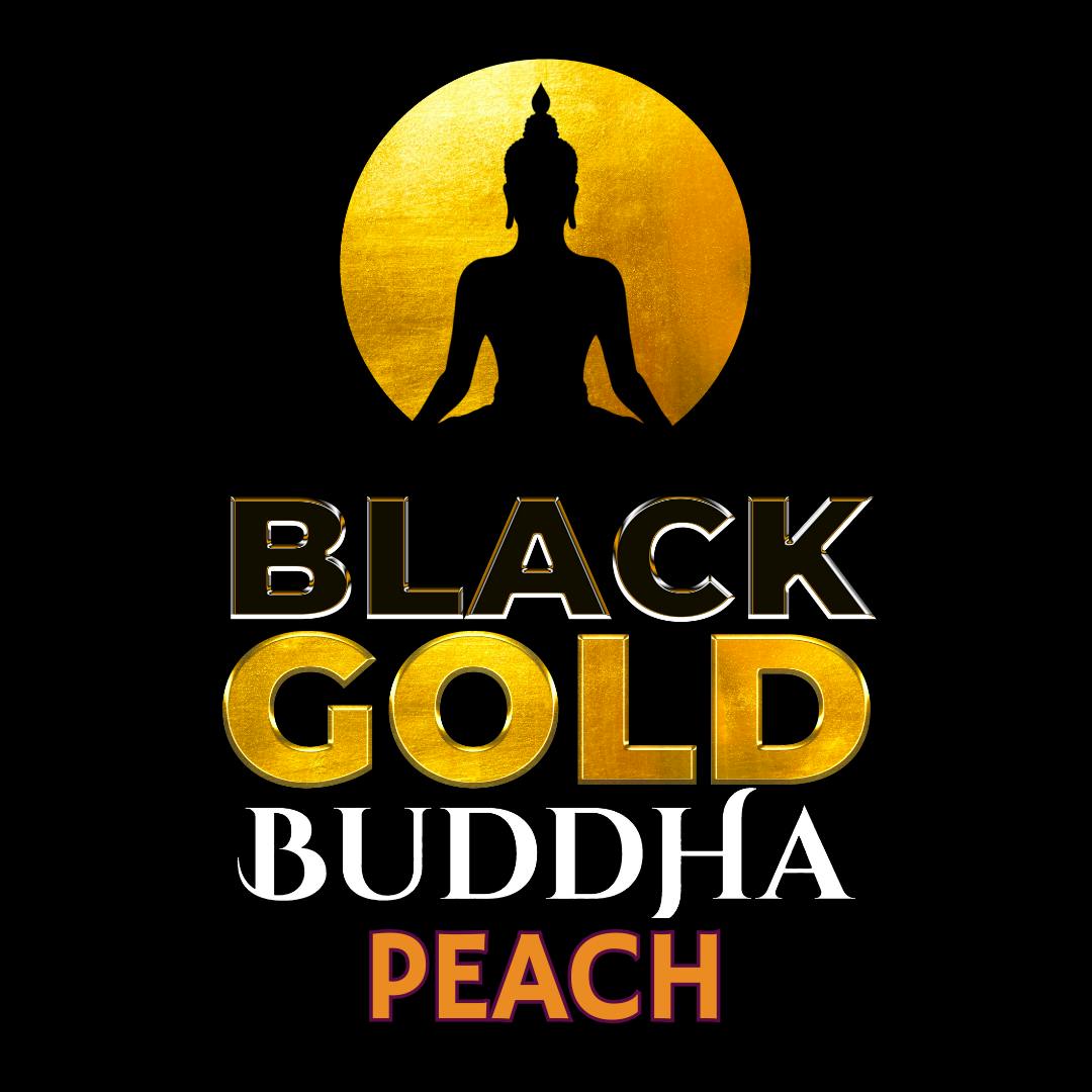 Black Gold Buddha | Peach Gummies | 100mg | 5ct | 20mg/ea