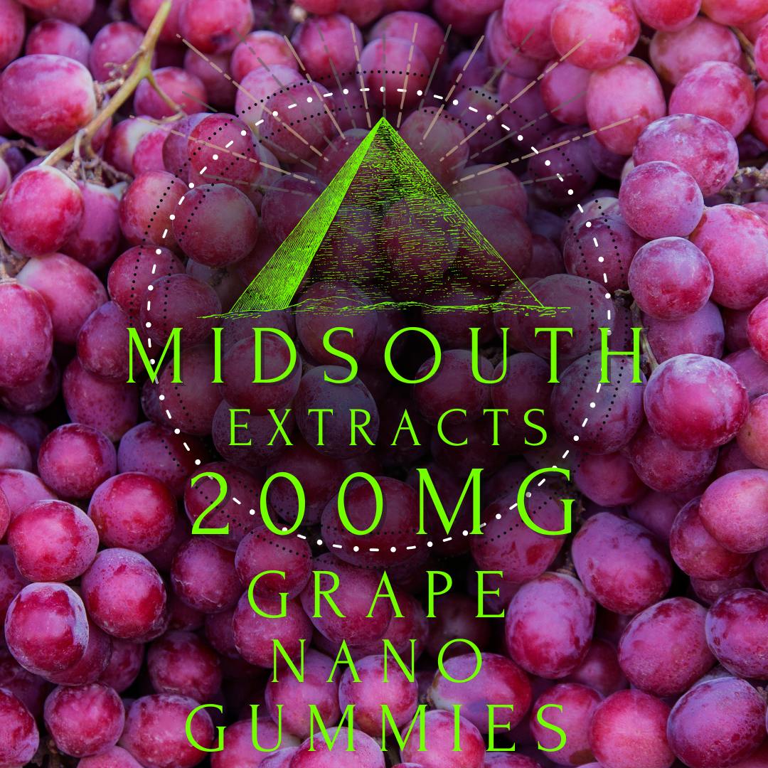 Gummies - Nano - 200mg - Grape by MidSouth Extracts