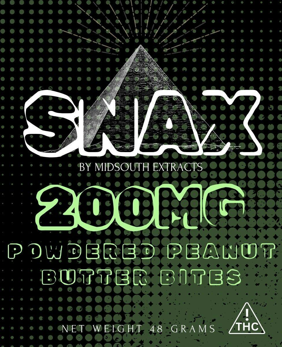 Snax - 200mg Powdered Peanut Butter Bites by MidSouth Extracts