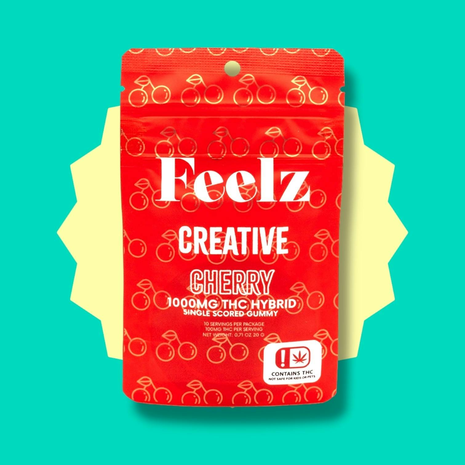 1000mg Creative Cherry Gummies