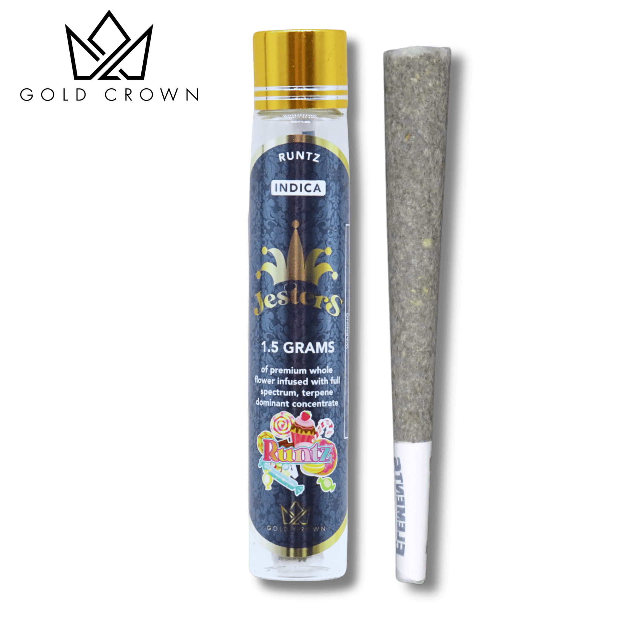 Runtz | Jesters Infused Joint | 1.5g by Gold Crown
