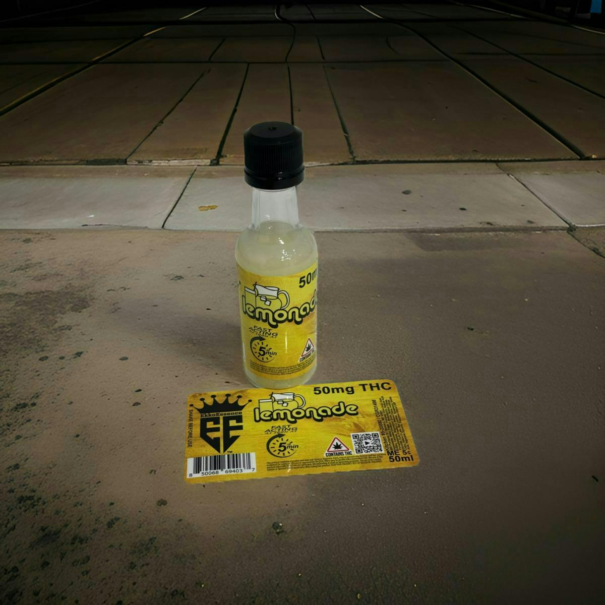 EkkoEssence | Lemonade Infused Shot | Non-carbonated | 100mg | 50mL