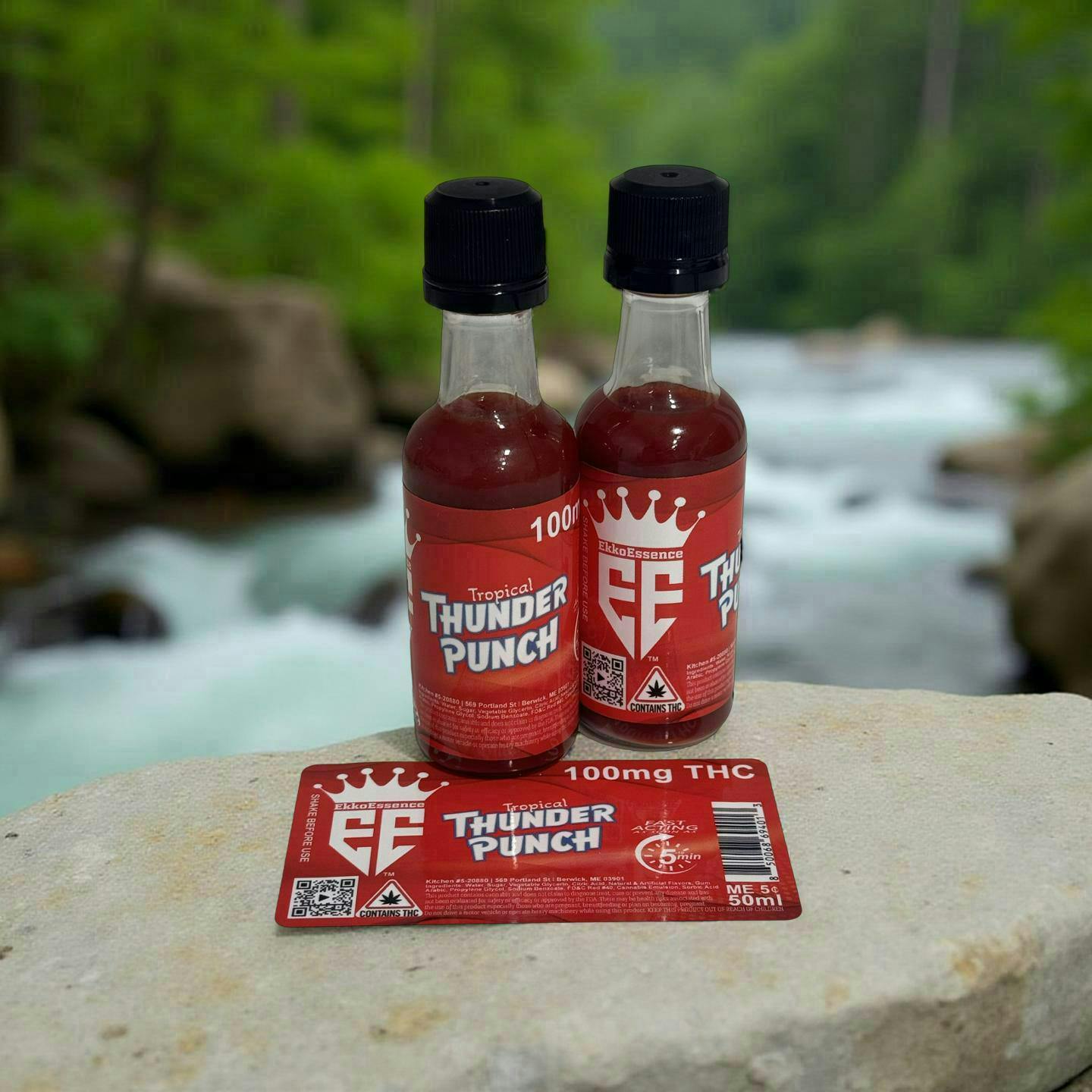 Tropical Thunder Punch Infused Shot | Non-carbonated | 100mg | 50mL by EkkoEssence