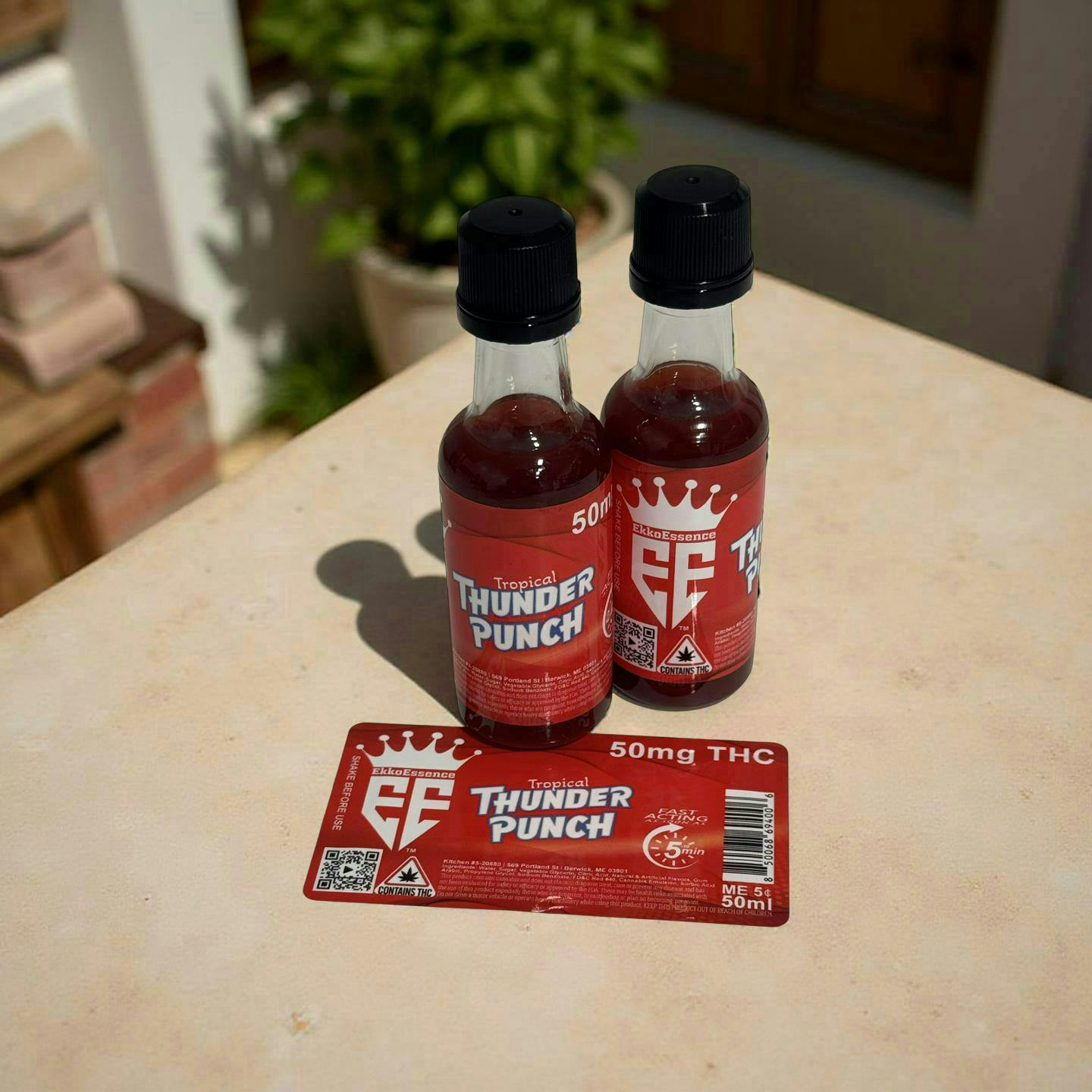 Tropical Thunder Punch Infused Shot | Non-carbonated | 100mg | 50mL